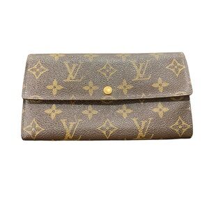 Louis Vuitton Sarah logo wallet 100% authentic made in France